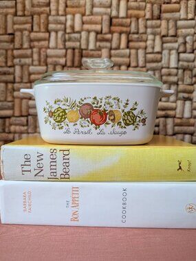 CorningWare Spice of Life A-1 1/2-B Le Persil Le Sauge 1.5 Quart Casserole Dish